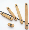 LUMA BLACK — Wooden Cabinet Handle & Knob